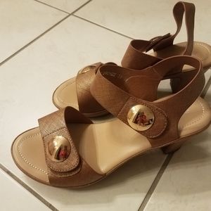 Never worn Patrizia bronze sandals